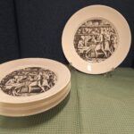 Kasutatud taldrikud.